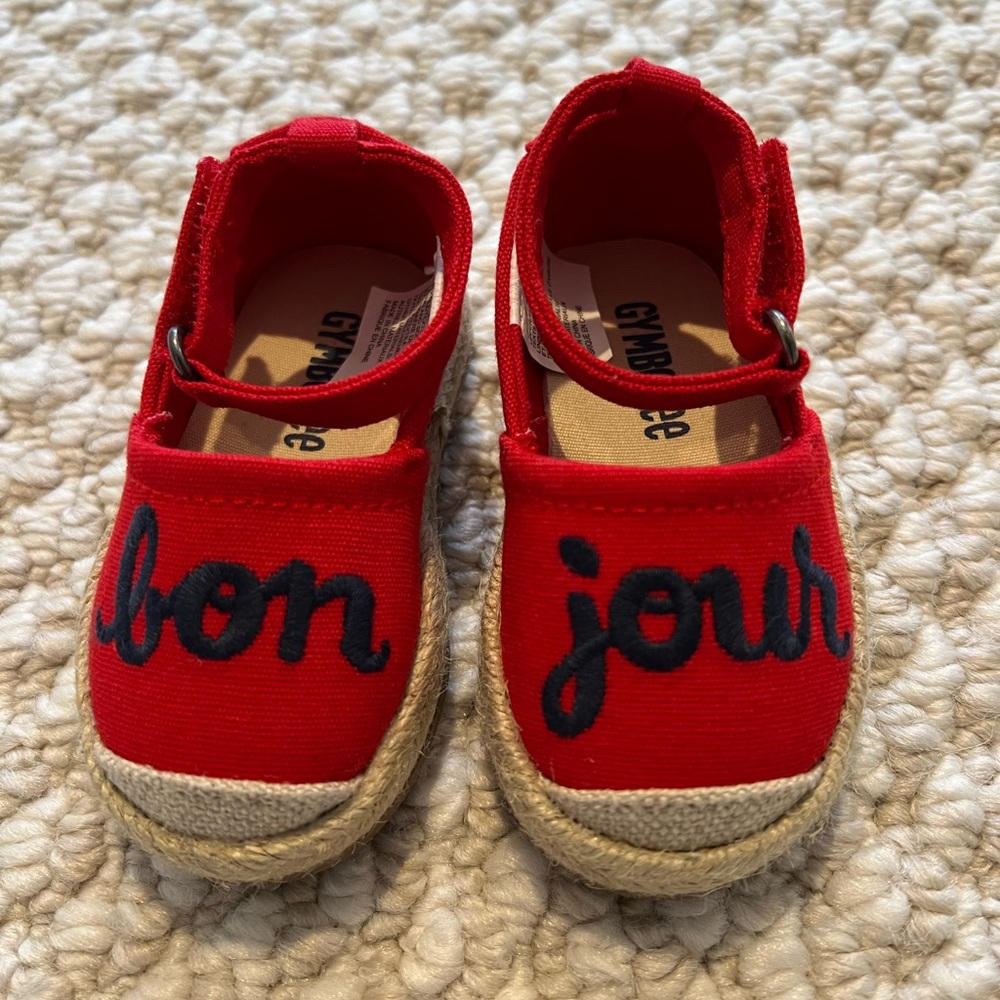 Gymboree Bon Jour Red Shoes- Size 2 NWOT